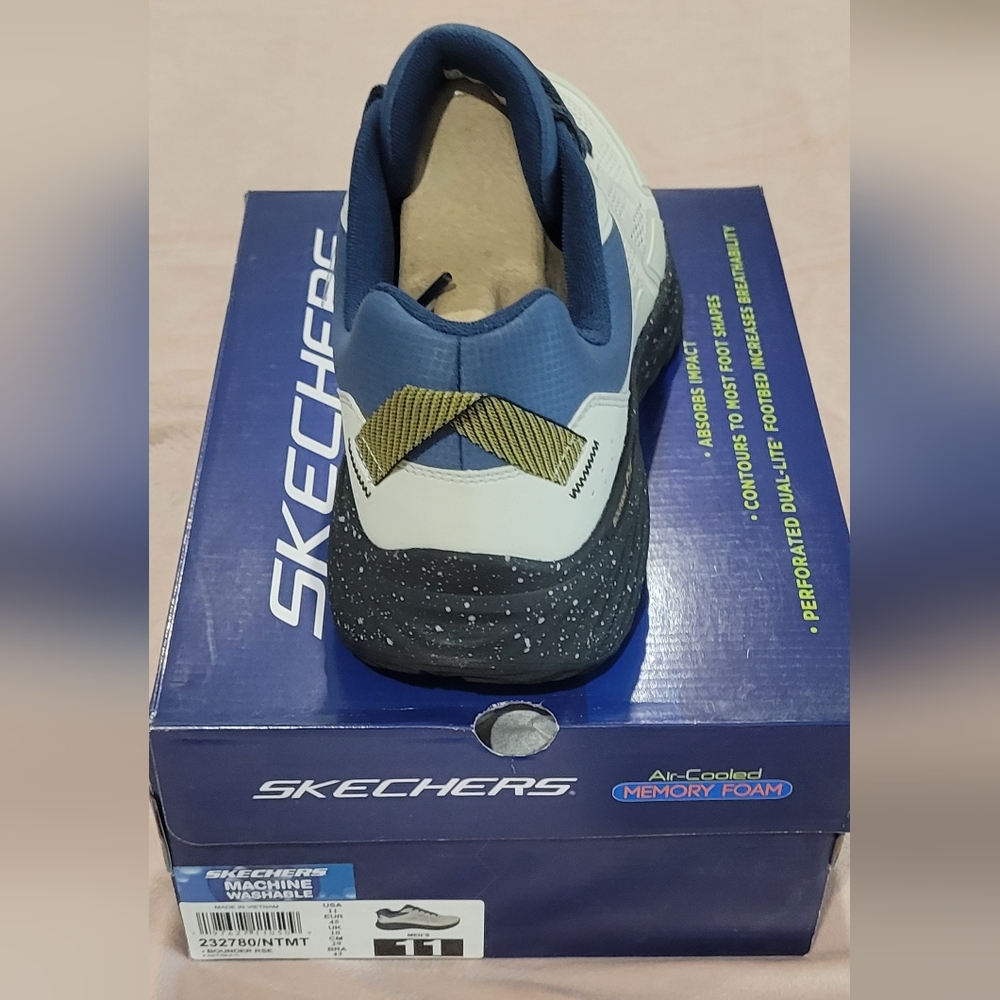 Skechers Men's Athletic Shoes - Blue and Black - Picture 4 of 4